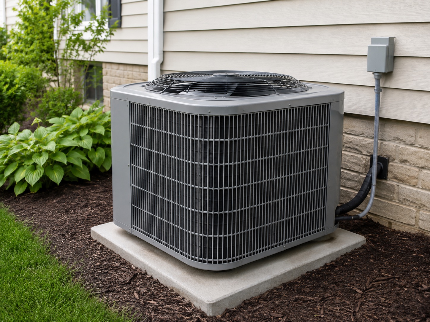 Air Conditioner in a bright residential interior